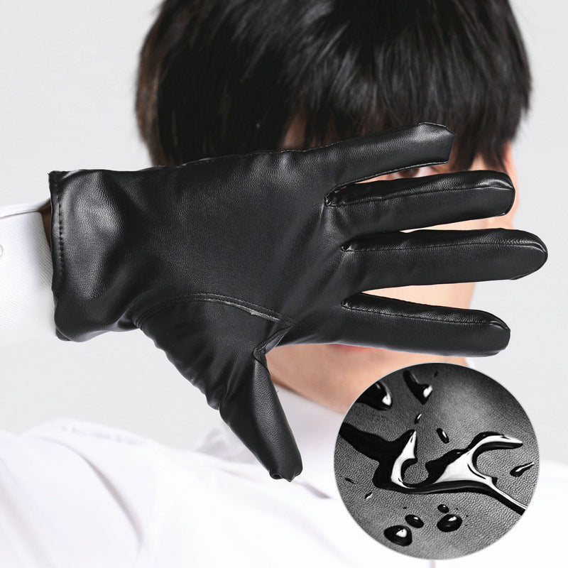 PU Touchscreen Gloves — Warm, Windproof, Phone-Ready