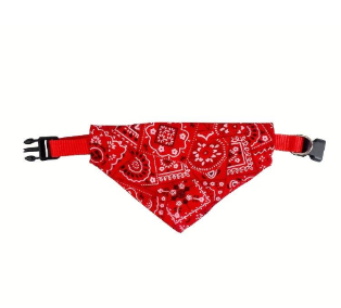 Adjustable Dog Bandana - Printed Triangle Scarf