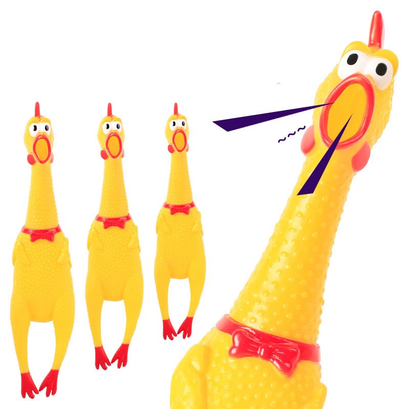 Screaming Chicken Stress Toy — Squeeze It and Let It All Out