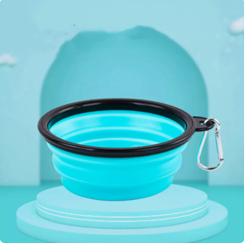 Collapsible Silicone Dog Bowl — Travel-Ready, Always