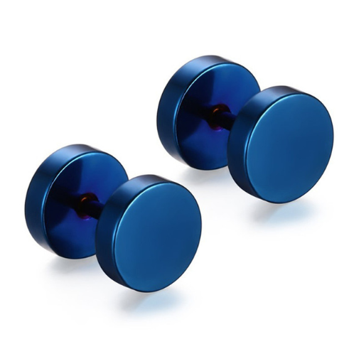 Barbell Studs, Titanium Steel and Stainless Steel Earrings