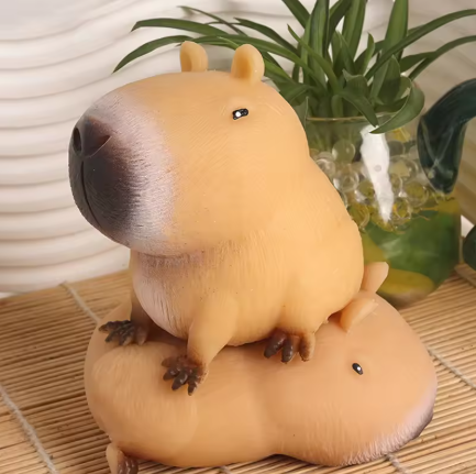 Capybara Squeeze Toy — The World's Chillest Stress Reliever