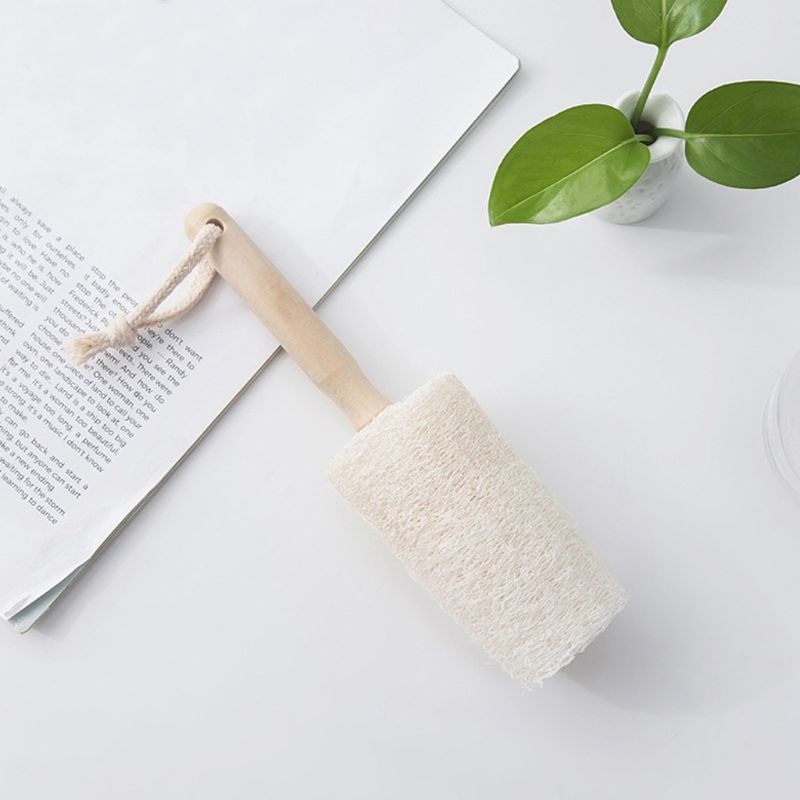 Loofah Cup Brush — Natural, Eco-Friendly, Gets Bottles Spotless
