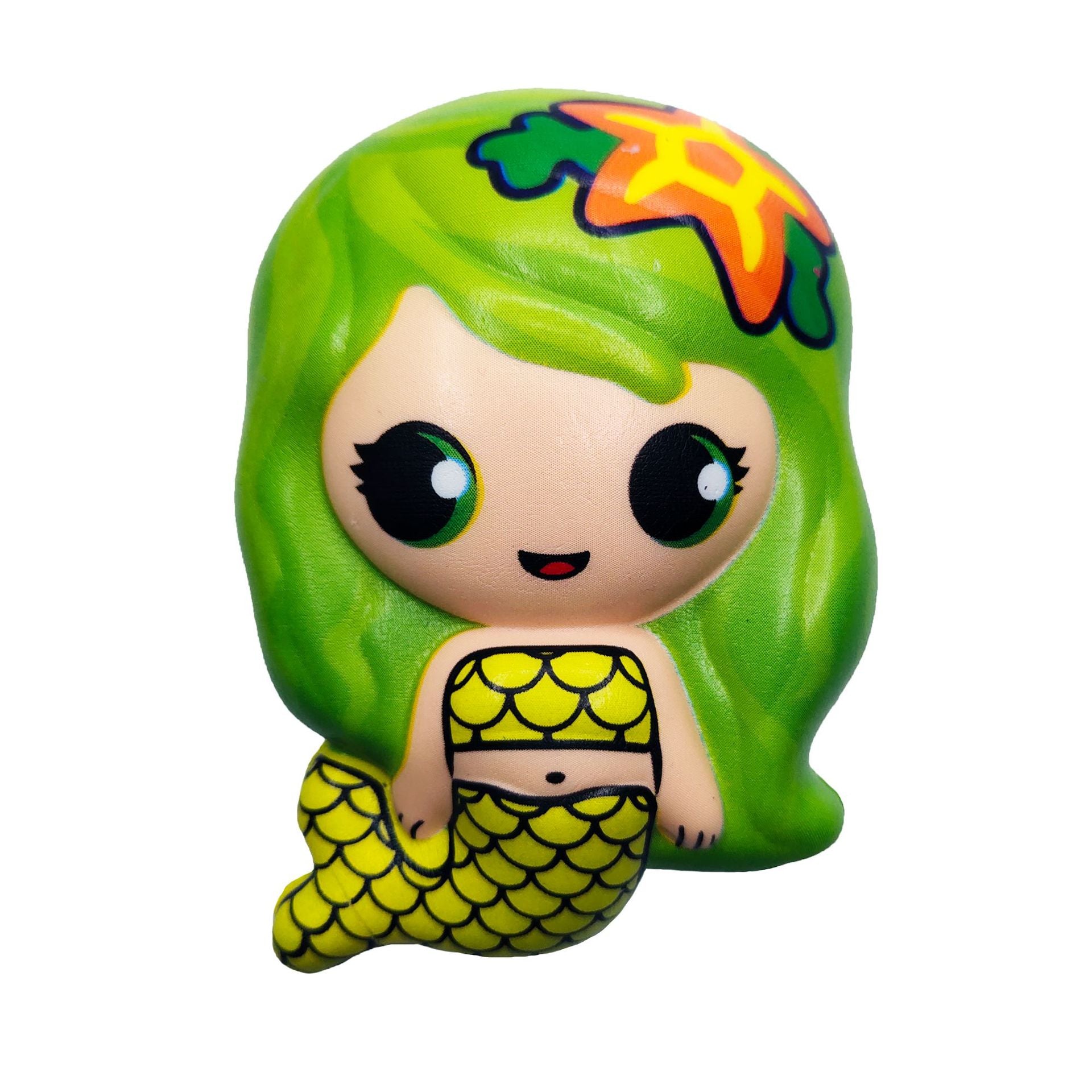 Colorful Mini Mermaid Squishy PU Foam Stress Toy