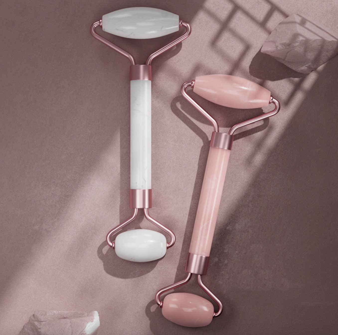 Facial Massage & Gua Sha Roller Set — Glow Up Your Skincare Routine