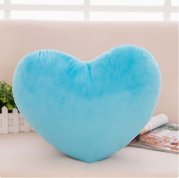 Plush Heart Pillow — Soft, Cozy, and Impossible Not to Hug