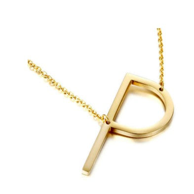 Alphabet Pendant Necklace — Your Initial, Your Story
