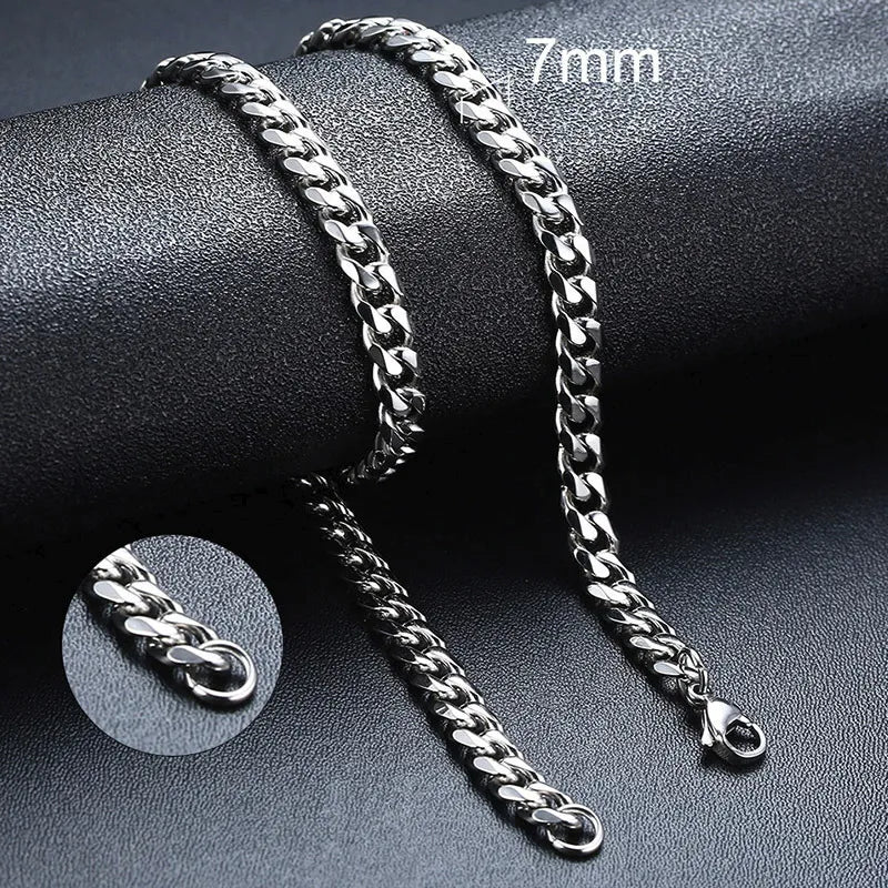 Cuban Link Chain Necklace — Thick, Heavy, Built to Last