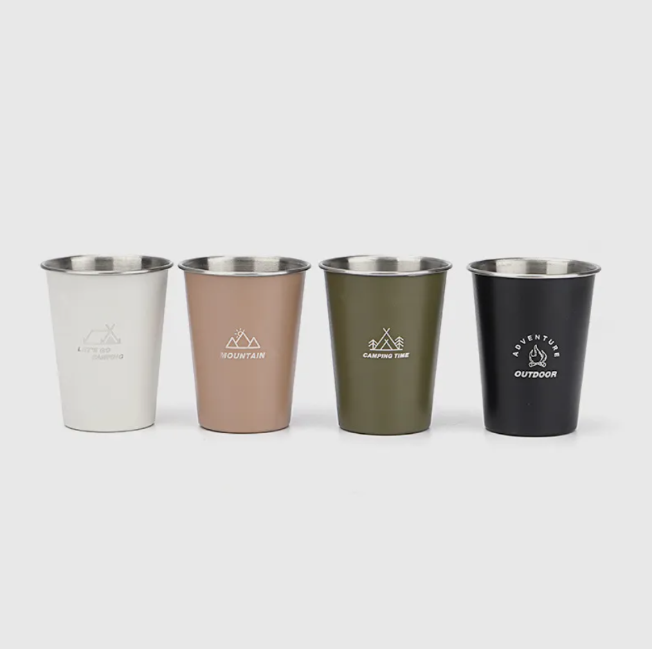 Stainless Steel Camping Cup — Rugged, Rust-Proof, Ready Anywhere