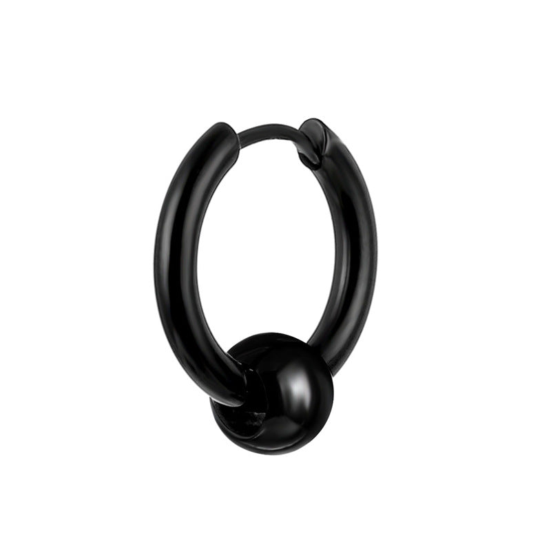 Titanium Steel Hoop Earrings — Bold, Rust-Proof, Built to Last