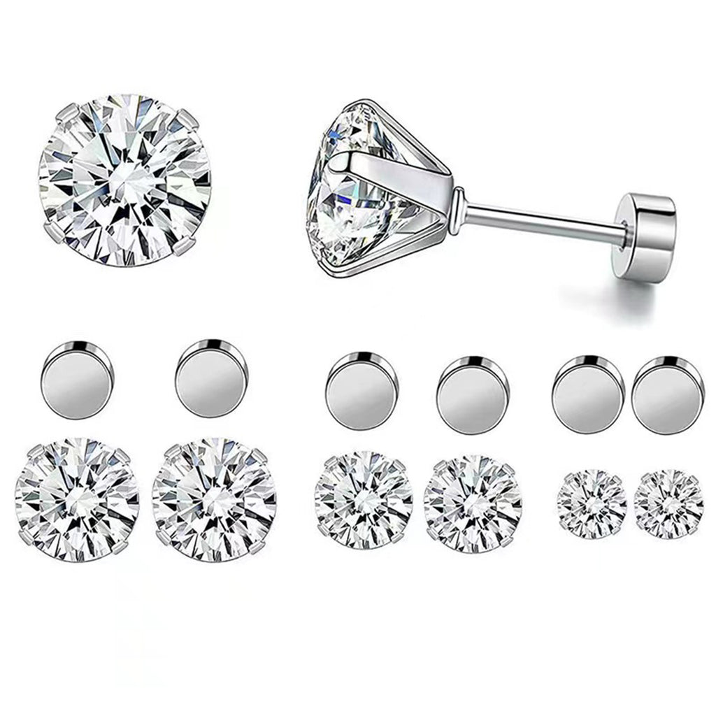 Zirconia Stud Earrings — Subtle Sparkle for Every Occasion