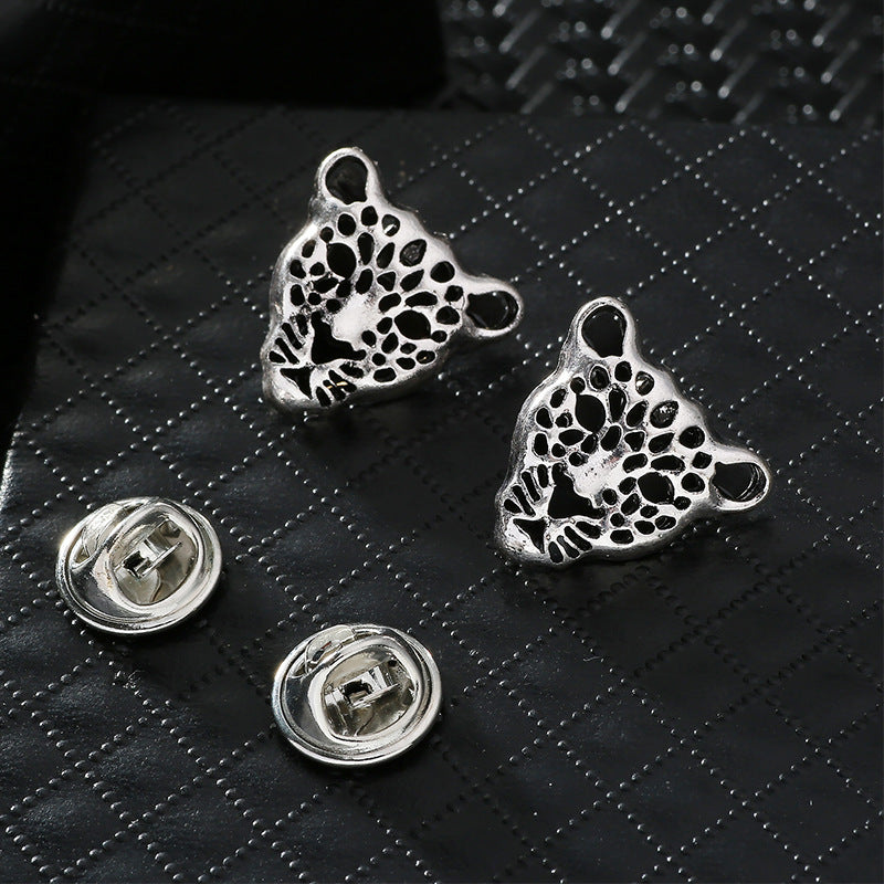 Men's Suit Brooch & Lapel Pin — Crown and Geometric Styles