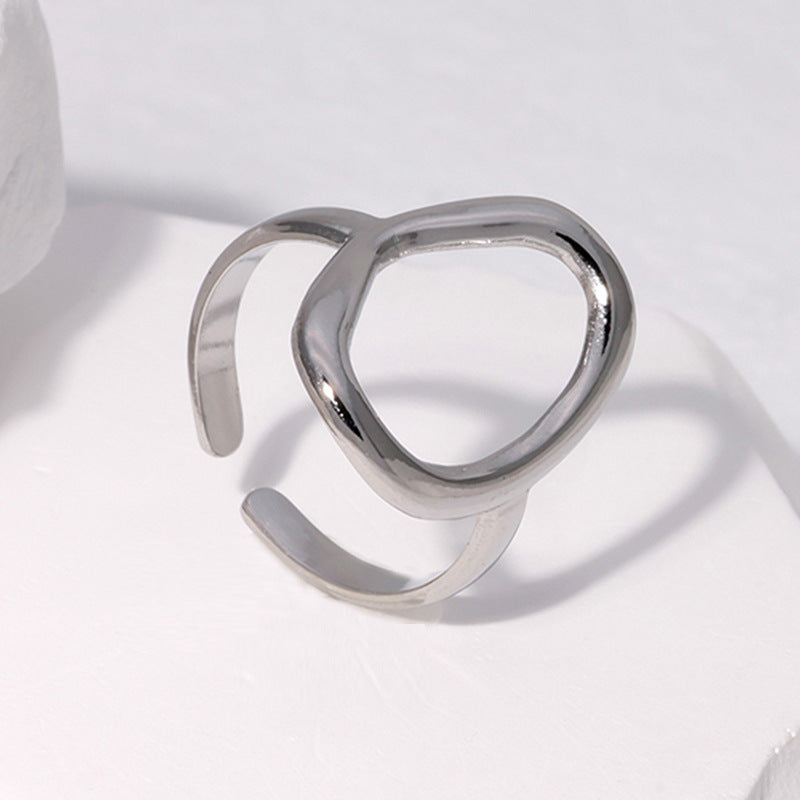 Titanium Open Ring — Minimalist Style That Goes With Everything