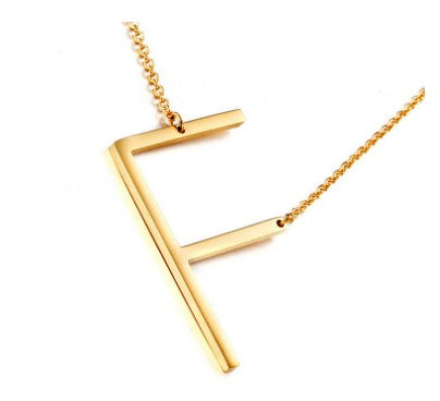 Alphabet Pendant Necklace — Your Initial, Your Story