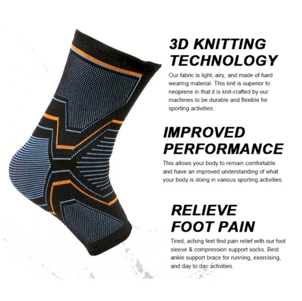 Nylon Compression Ankle Support Sleeve