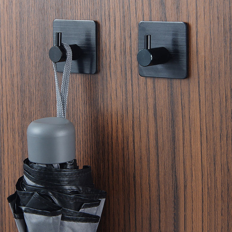 Space Aluminum Wall Hook with Strong Adhesive Mount