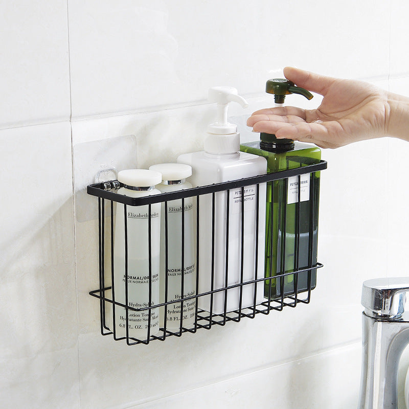 Iron Wall Bathroom Rack — Industrial Style, Serious Storage