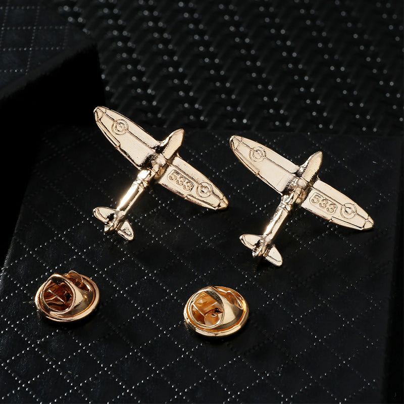 Men's Suit Brooch & Lapel Pin — Crown and Geometric Styles