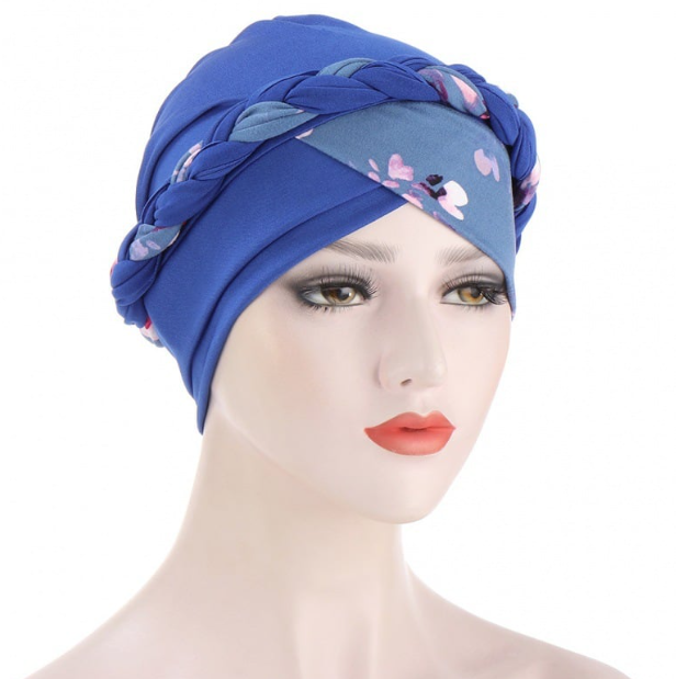 Leopard Print Patchwork Bandana Hat