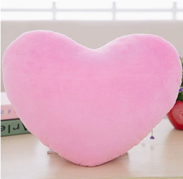 Plush Heart Pillow — Soft, Cozy, and Impossible Not to Hug