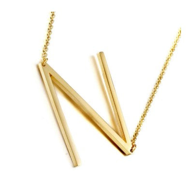 Alphabet Pendant Necklace — Your Initial, Your Story