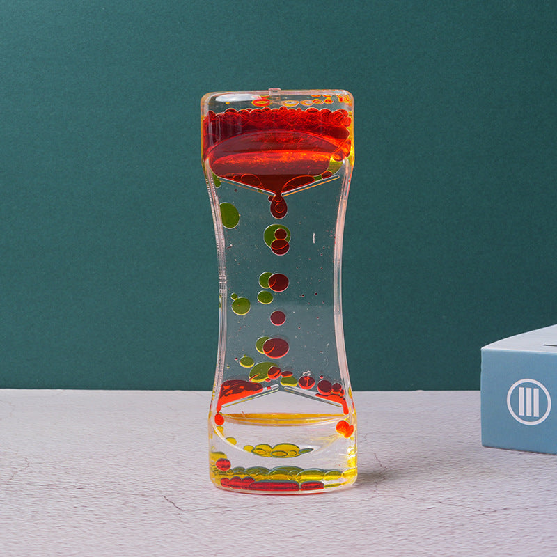 Dual Color Liquid Hourglass Timer — The Most Satisfying Desk Piece You've Never Seen