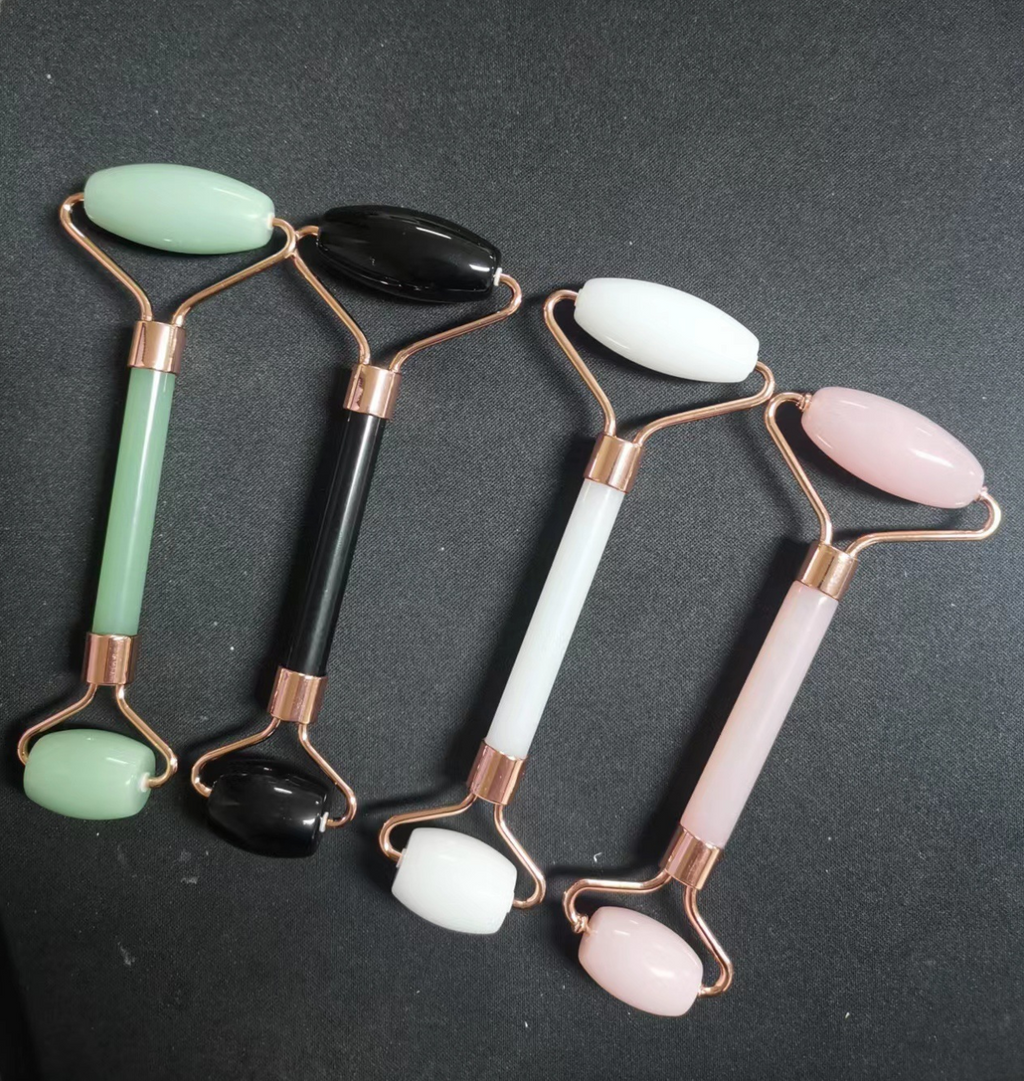 Facial Massage & Gua Sha Roller Set — Glow Up Your Skincare Routine