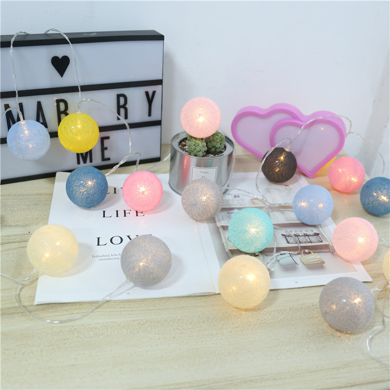 LED Cotton Ball String Lights — Cozy Up Any Room in 30 Seconds