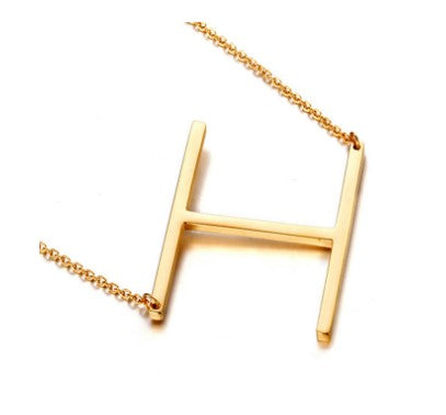 Alphabet Pendant Necklace — Your Initial, Your Story