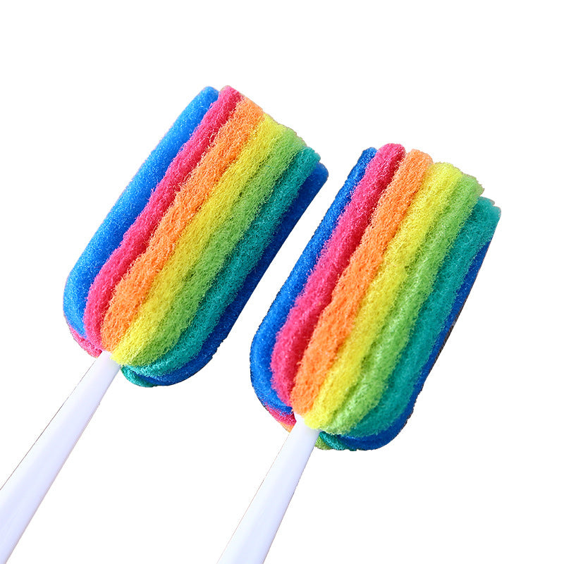 4-Piece Sponge Brush Set — Clean Every Glass, Cup, and Bottle