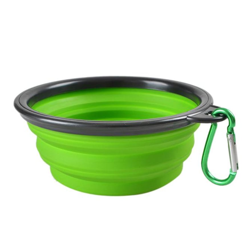 Collapsible Silicone Dog Bowl — Travel-Ready, Always