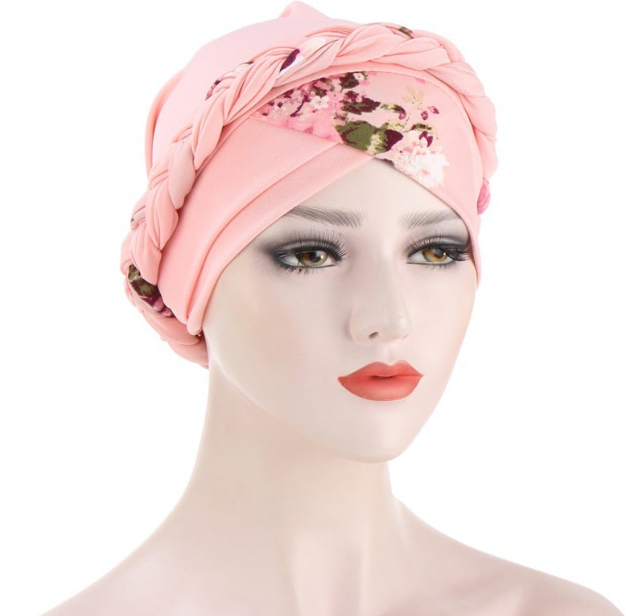 Leopard Print Patchwork Bandana Hat