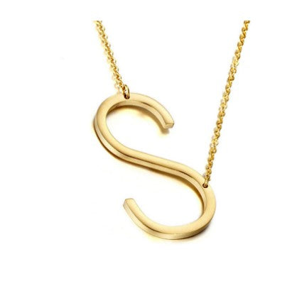 Alphabet Pendant Necklace — Your Initial, Your Story