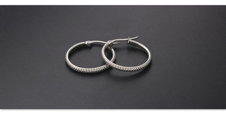 SS Hoop Earrings — Unisex, Timeless, Always On Trend