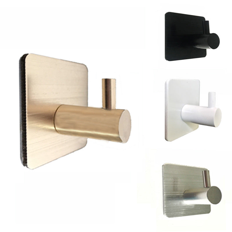 Space Aluminum Wall Hook with Strong Adhesive Mount