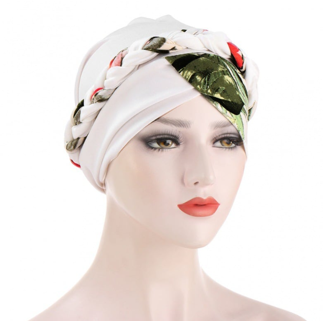 Leopard Print Patchwork Bandana Hat