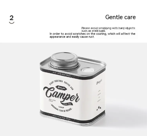 Airtight Coffee Bean Tin — Keep Your Beans Fresh Anywhere