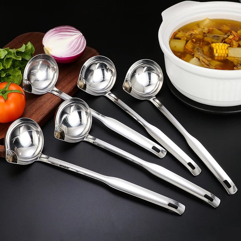 Oil Separator Spoon — Scoop the Broth, Leave the Fat