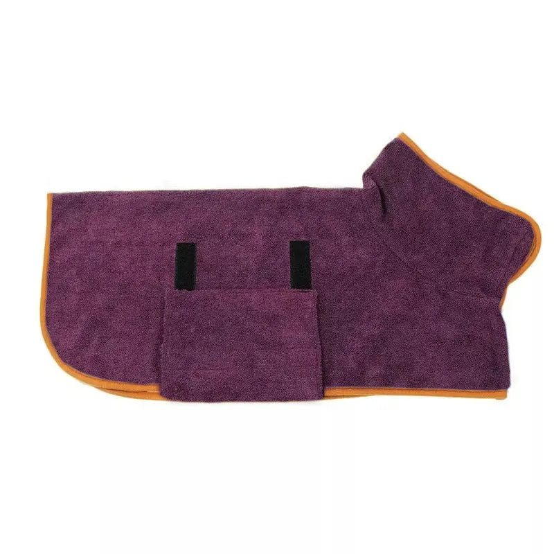 Pet Drying Bathrobe — Bath Time Done in Minutes