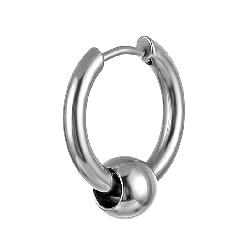 Titanium Steel Hoop Earrings — Bold, Rust-Proof, Built to Last