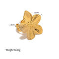 Adjustable Gold Stainless Steel Ring