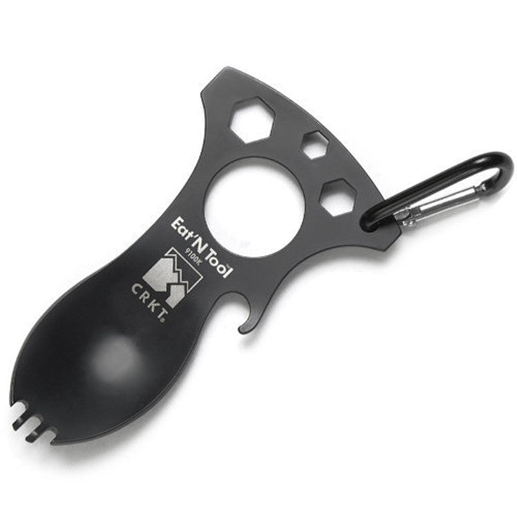 Outdoor Multi-Tool Camping Set — Spoon, Fork, Opener All in One
