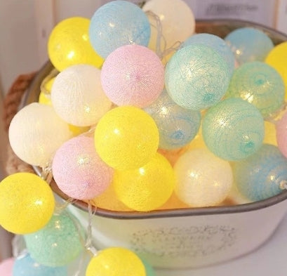 LED Cotton Ball String Lights — Cozy Up Any Room in 30 Seconds