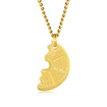 Couples Dumbbell Necklace Set — His and Hers, Gym Edition