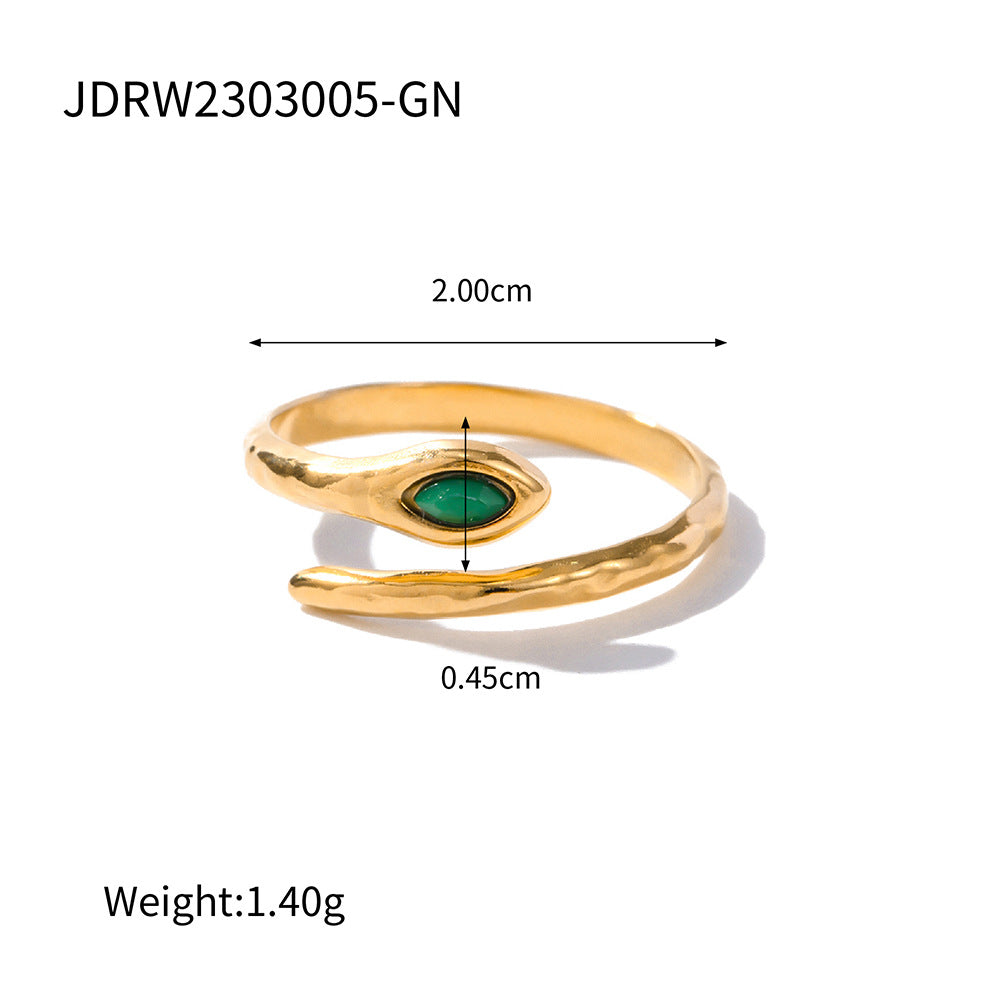 Gold Snake Ring — Bold, Coiled, and Hard to Ignore