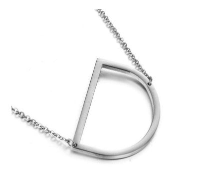 Alphabet Pendant Necklace — Your Initial, Your Story