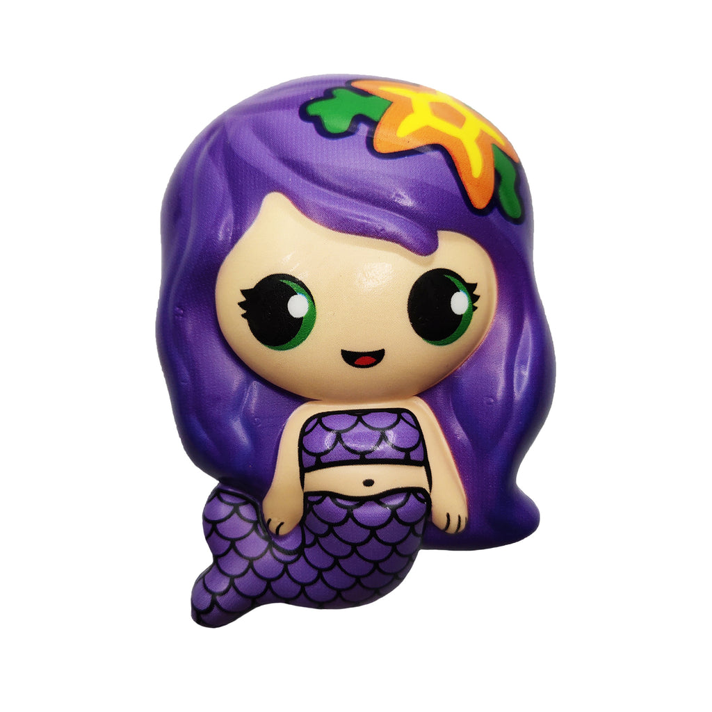 Colorful Mini Mermaid Squishy PU Foam Stress Toy