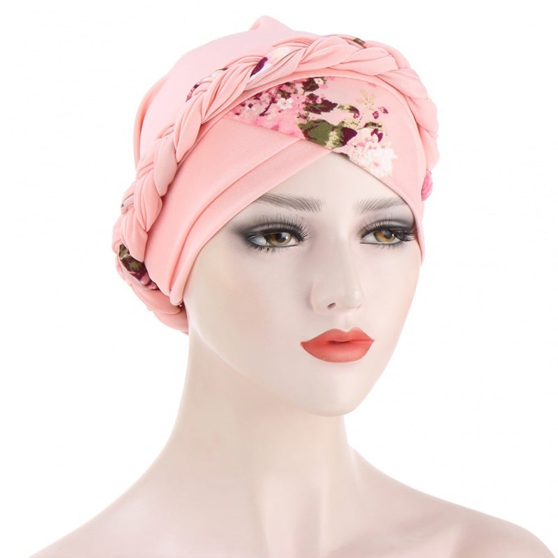 Leopard Print Patchwork Bandana Hat