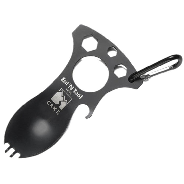 Outdoor Multi-Tool Camping Set — Spoon, Fork, Opener All in One