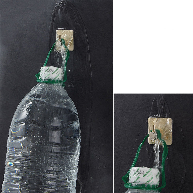 Space Aluminum Wall Hook with Strong Adhesive Mount